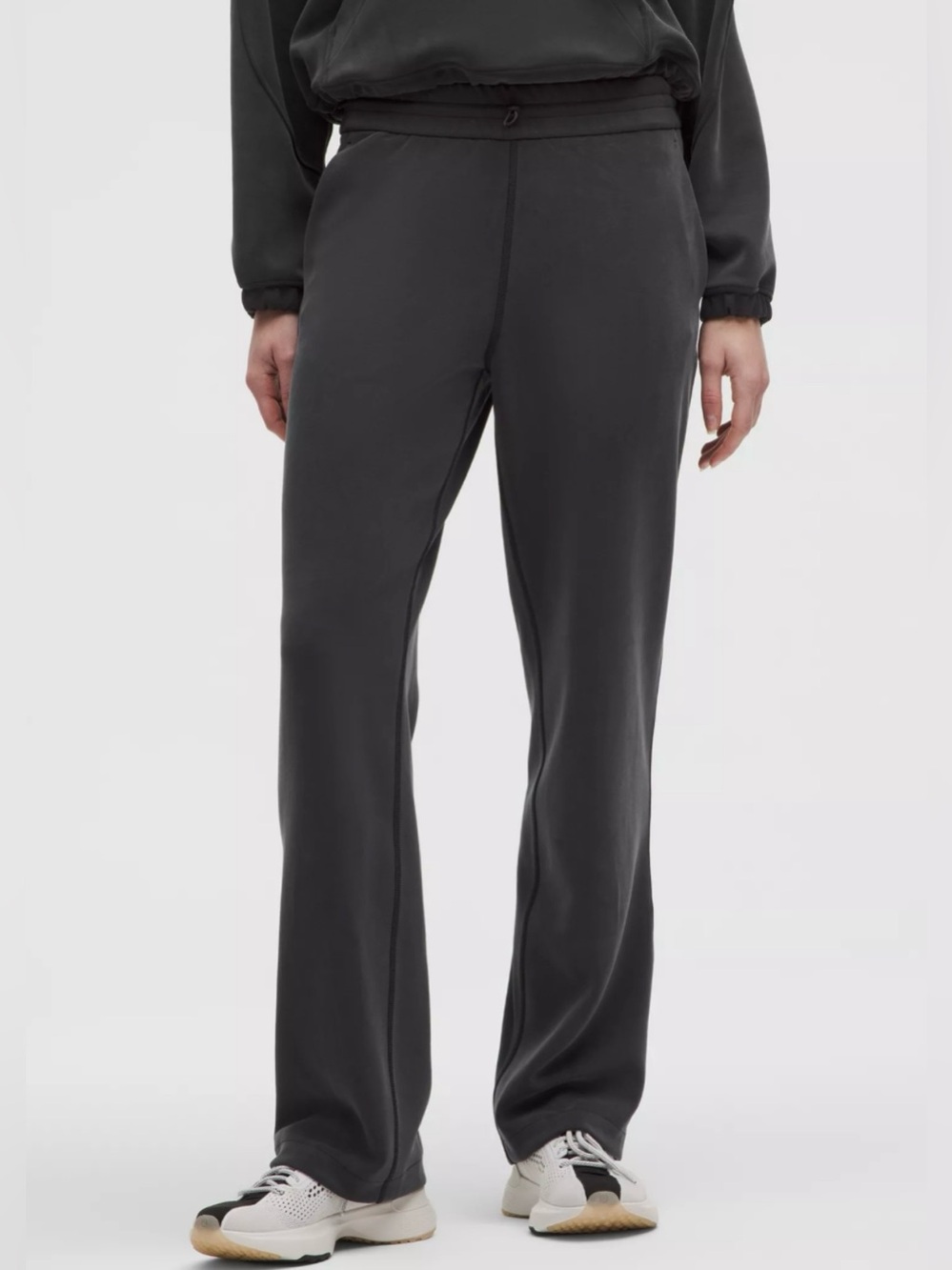 Lululemon High Rise Softstreme Full Length Pants in Black Size 20